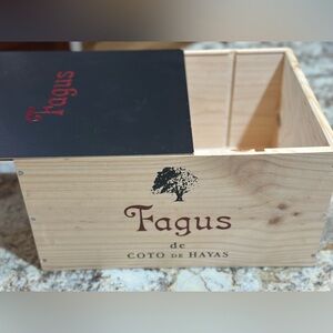 Fagus Wooden Wine Crate